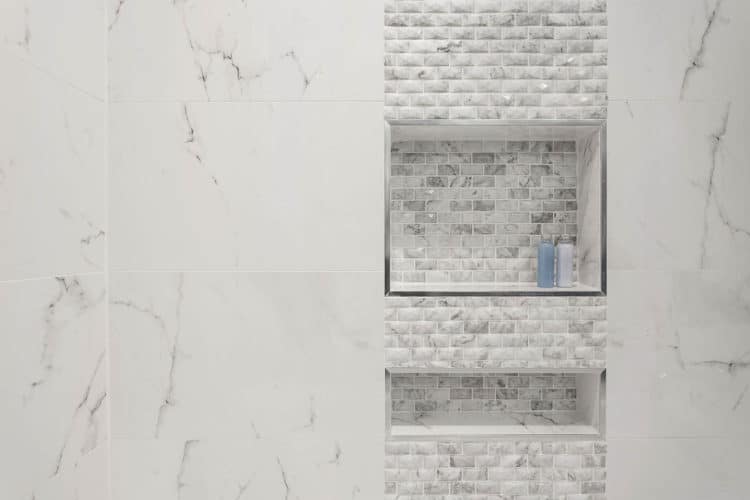 How Do You Finish Tile Edges in a Shower Niche?